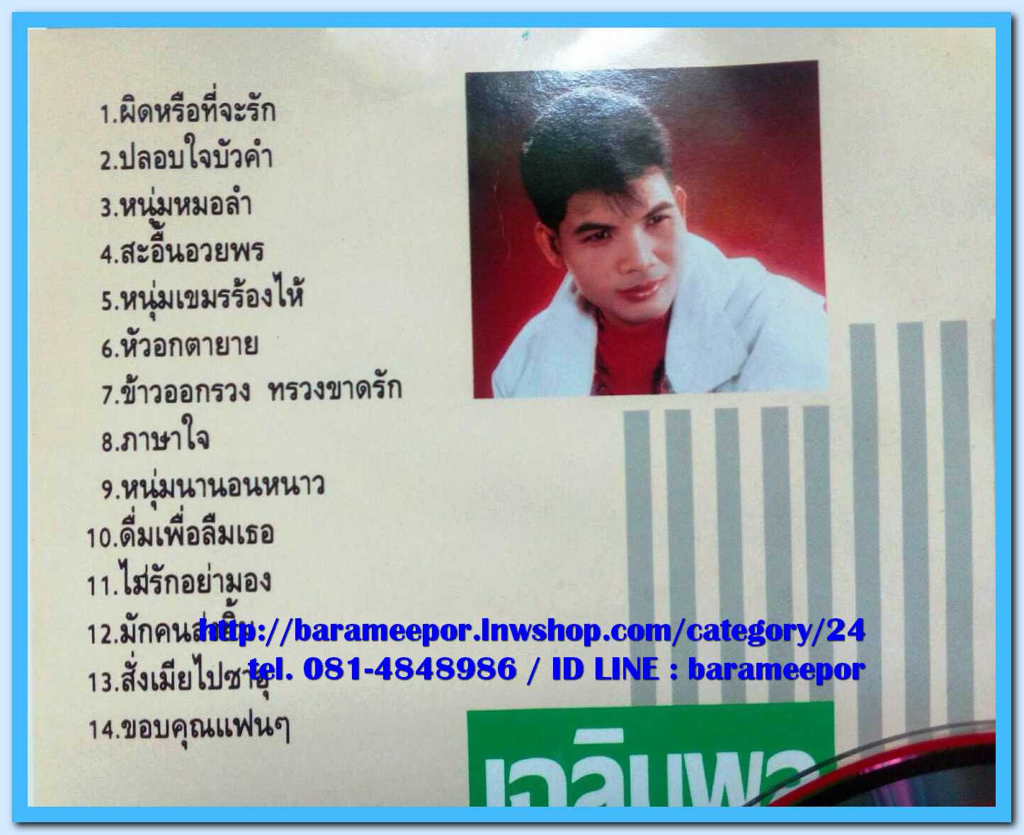 เฉลิมพล มาลาคำ ชุด ผิดหรือที่จะรัก