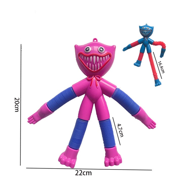 TB003-CH25 ของเล่น ท่อยืดคละสี POP TUBE ฮักกี้วอล์คกี้ หมี Huggy Wuggy Poptube ป๊อปทูป ยางยืด ของเล่นท่อสปริง มีเสียง