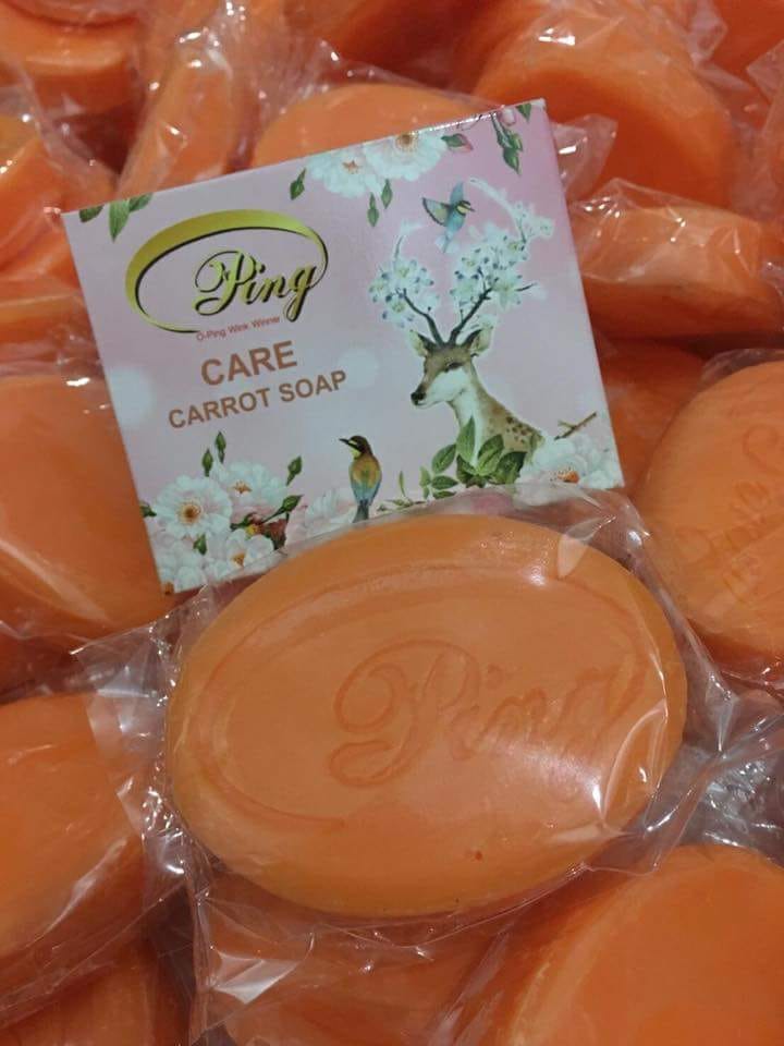 O-Ping Care Carrot Soap สบู่แครอทโอปิ้ง
