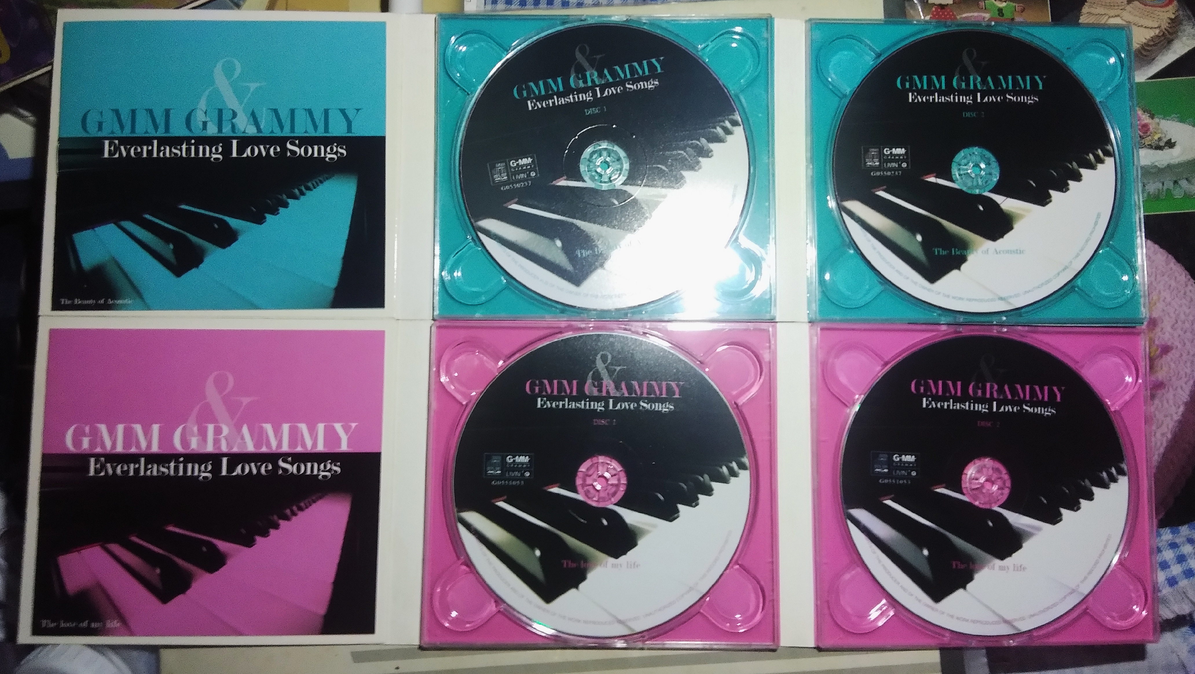 GMM GRAMMY Everlasting Lovr Song เพลงเพราะๆ แกรมมี่ รวม 2 ชุด 4 แผ่น