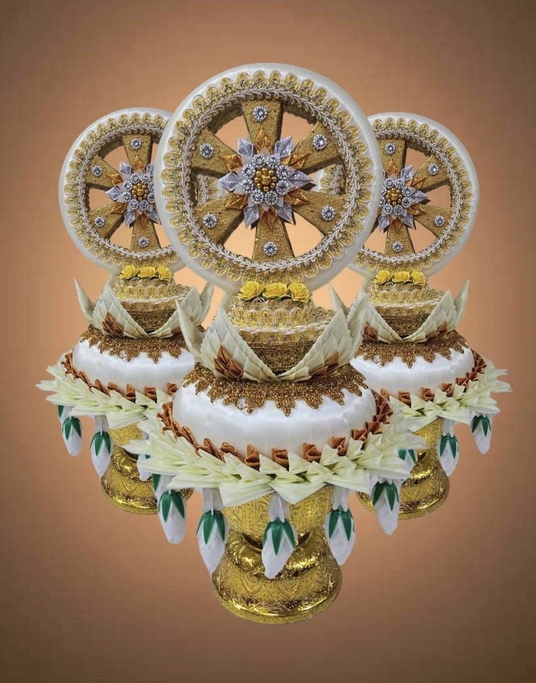 กรวยอุปัชฌาย์ ธรรมจักร สวยงาม
