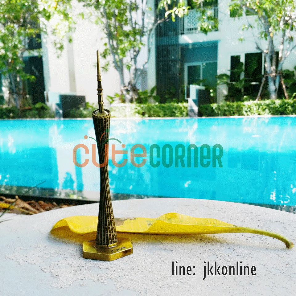 01717-โมเดลกวางโจวทาวเวอร์ 25 ซม - ฟรีค่าส่ง