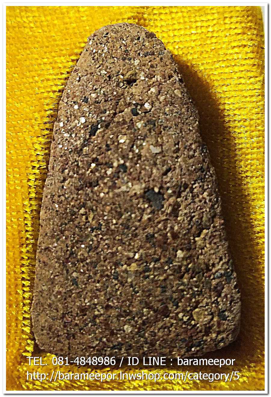 หลวงพ่อทวด พิมพ์ใหญ่ เนื้อว่านมหาเสน่ห์ โรยผงสุวรรณมงคล (ขอบ 2 ชั้น) รุ่นปาฏิหาริย์ วัดห้วยมงคล..3