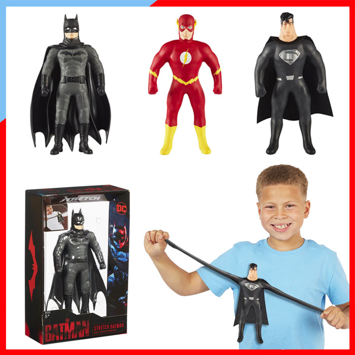 KD013 ของแท้ Stretch DC Super Heroes ของเล่นตุ๊กตา ยืดได้หดได้ ยืด ดึง มัดเป็นปม! เมื่อคุณปล่อยแอ็คชั่น ของเล่น