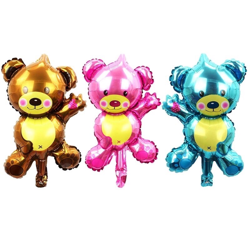 ลูกโป่งหมี 3 สี คล่ะสี
