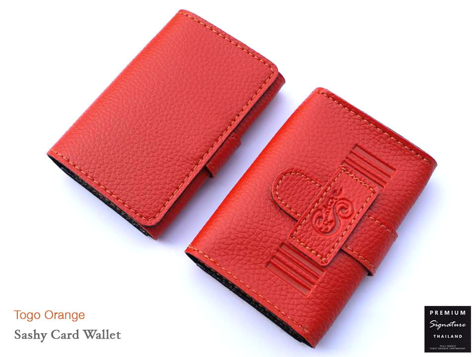 Togo Orange(ส้ม) - Sashy Card Wallet