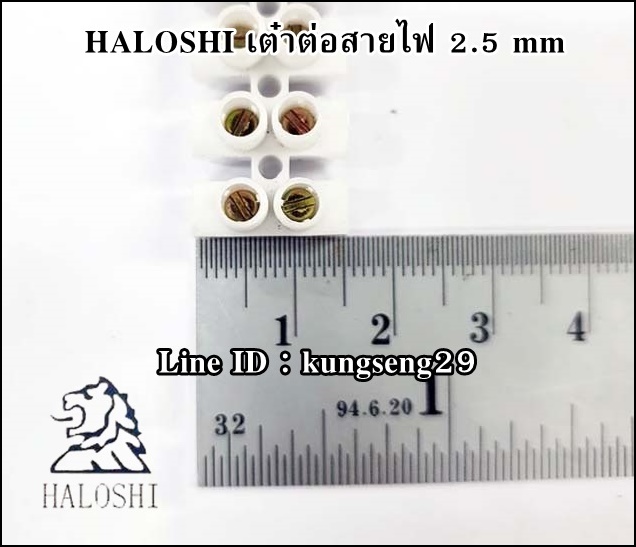 HALOSHI เต๋าต่อสายไฟ 2.5 mm (เส้น)