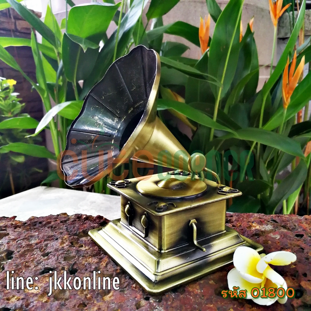 01800-โมเดลเครื่องเล่นแผ่นเสียง - ฟรีค่าส่ง