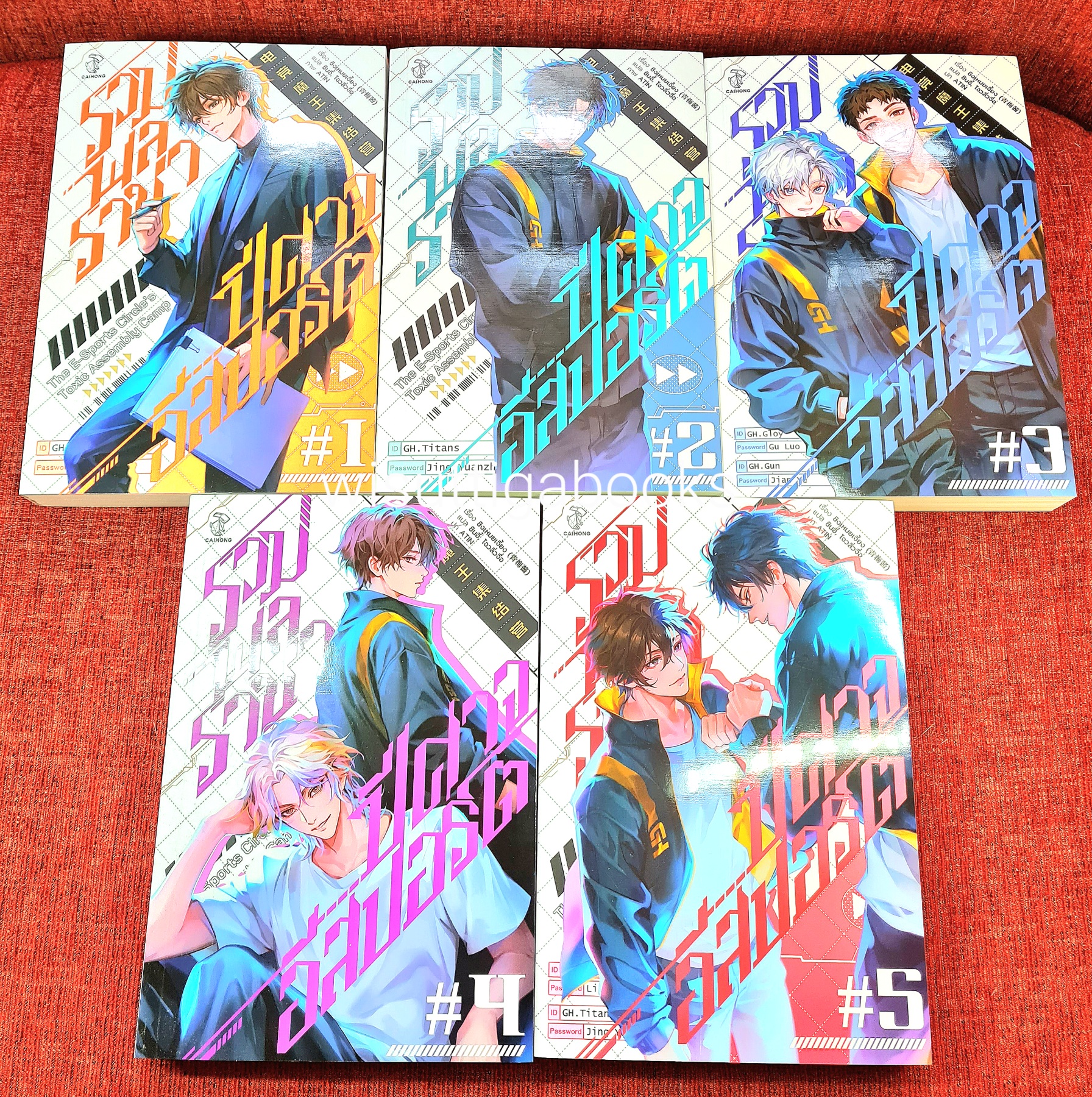 รวมพลราชาปีศาจอีสปอร์ต (5 เล่มจบ+ที่คั่นครบ) : ชิงเหมยเจี้ยง เขียน , ชินอี๋ โจวลั่วจื๋อ แปล