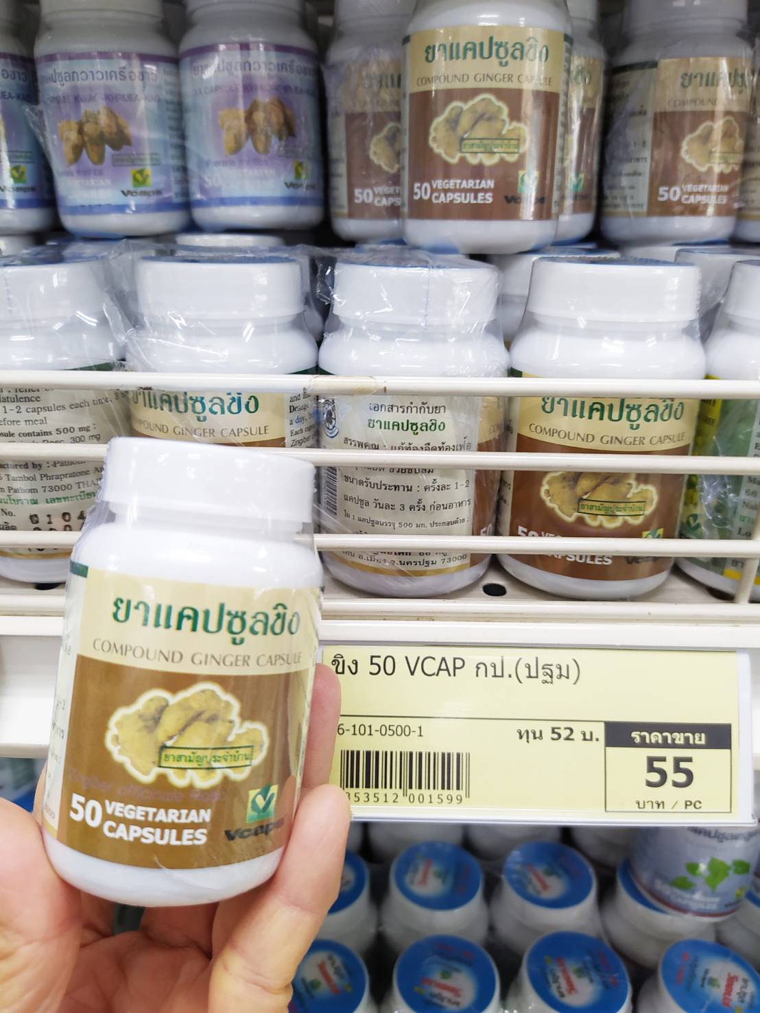 46-101-0500-1 ขิง 50 vcap *1 กระปุก
