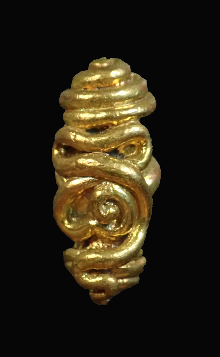 พระปิดตายันต์ยุ่ง รุ่นแรก พ่อแก่แสง วัดประเวศภูผา (วัดบ้านตรัง) ปัตตานี ปี 2556 เนื้อทองชนวน