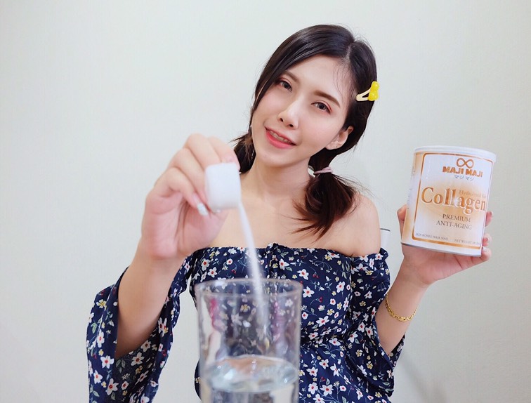 MAJI MAJI Premium Pure Collagen Mineral Flavour มาจิมาจิ คอลลาเจนน้ำแร่ คอลลาเจนโกงอายุ คอลลาเจนหน้าเด็ก