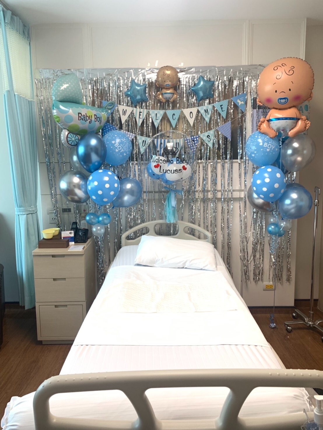 ลูกโป่งเด็กแรกเกิด New Born welcome baby