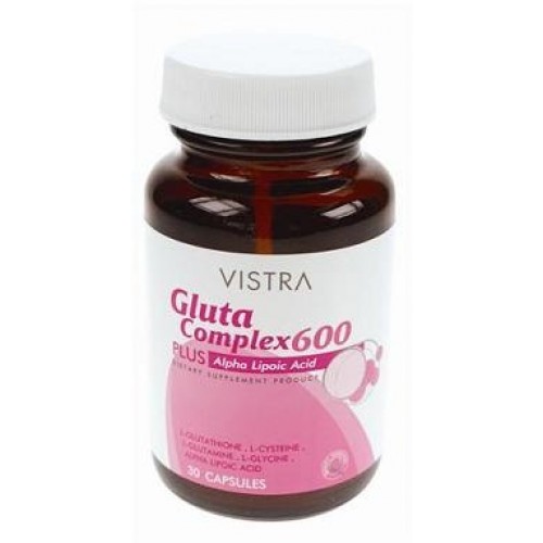 VISTRA Gluta Complex 600 วิสทร้ากลูต้าคอมเพล็กซ์ 600mg (30's)