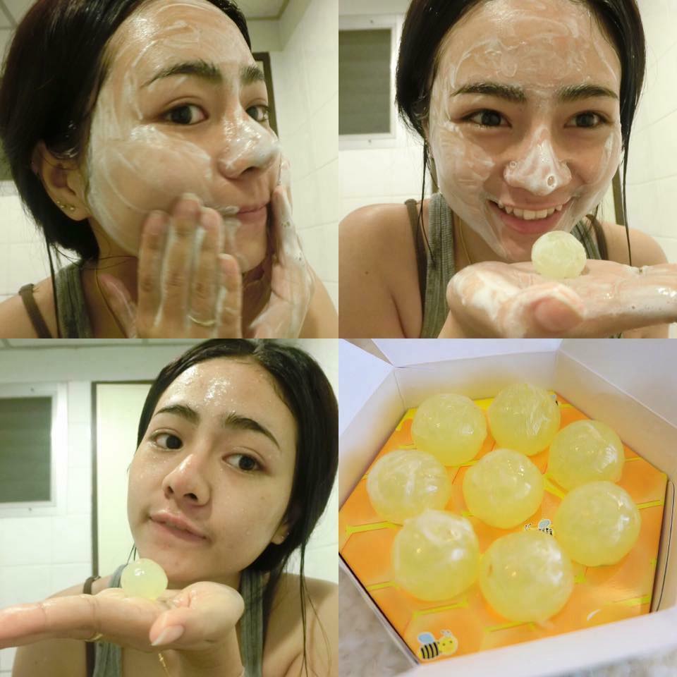 มาส์กลูกผึ้ง B'secret Golden Honey Ball