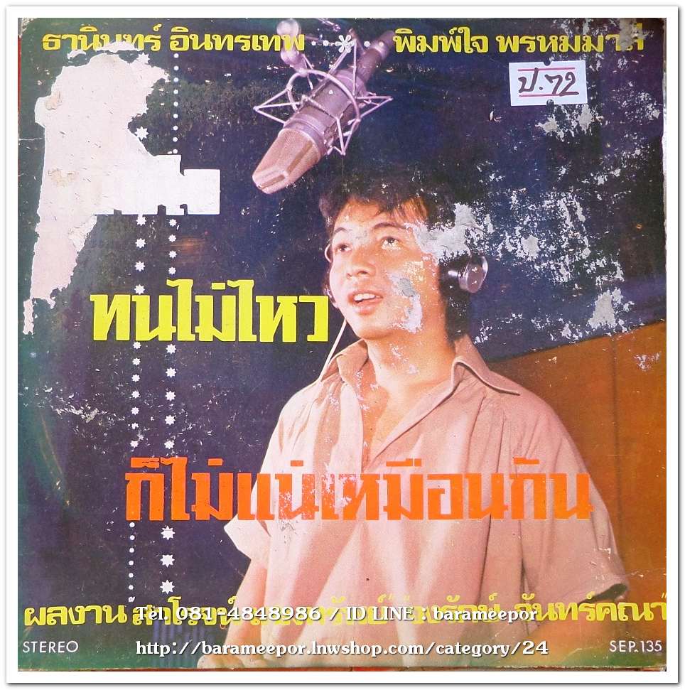 ธานินท์ อินทรเทพ ผลงานเพลง สาโรจน์ เสมทรัพย์และจงรัก จันทร์คณา ชุด ทนไม่ไหว