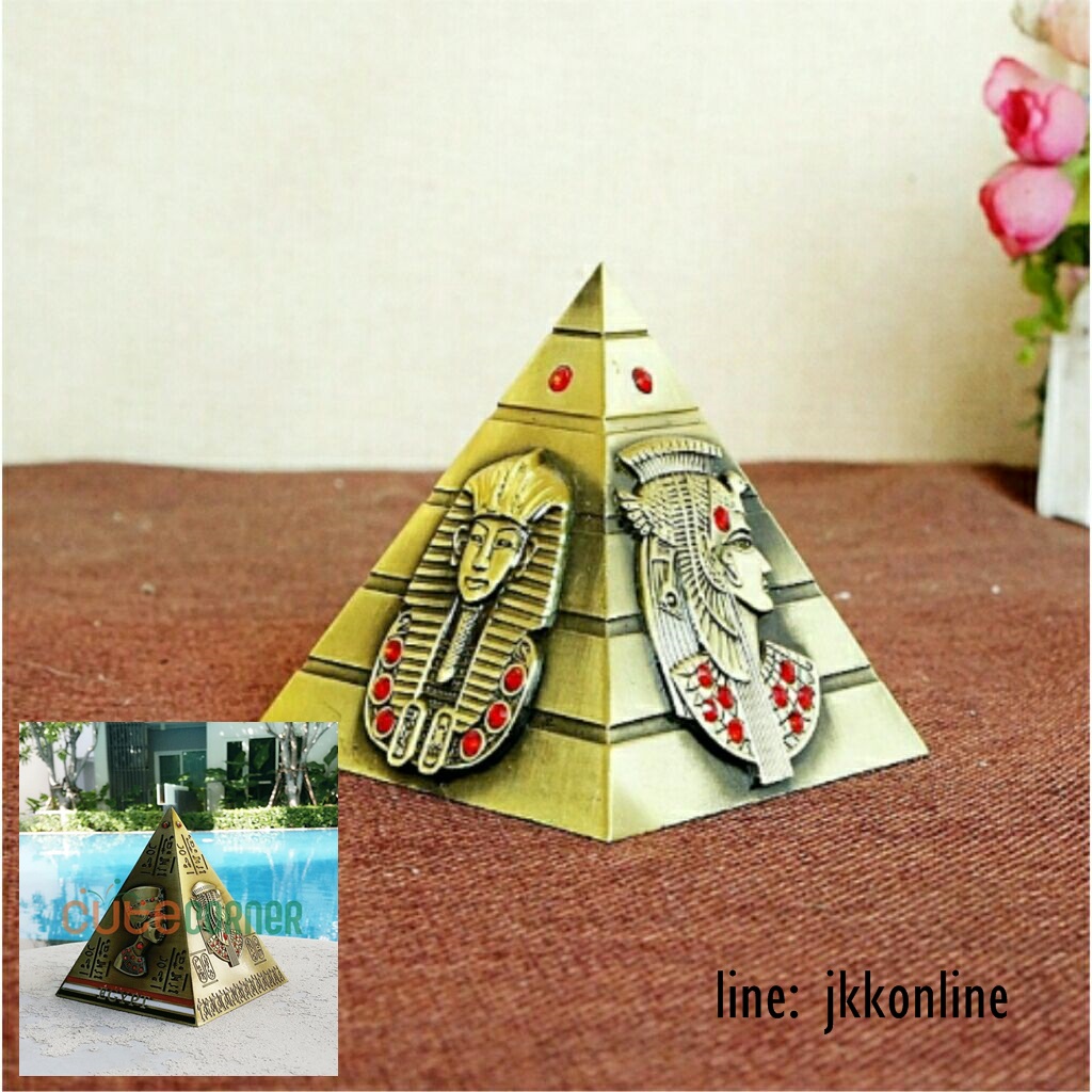 01709-โมเดลปิรามิดออมสิน 13ซม - ฟรีค่าส่ง