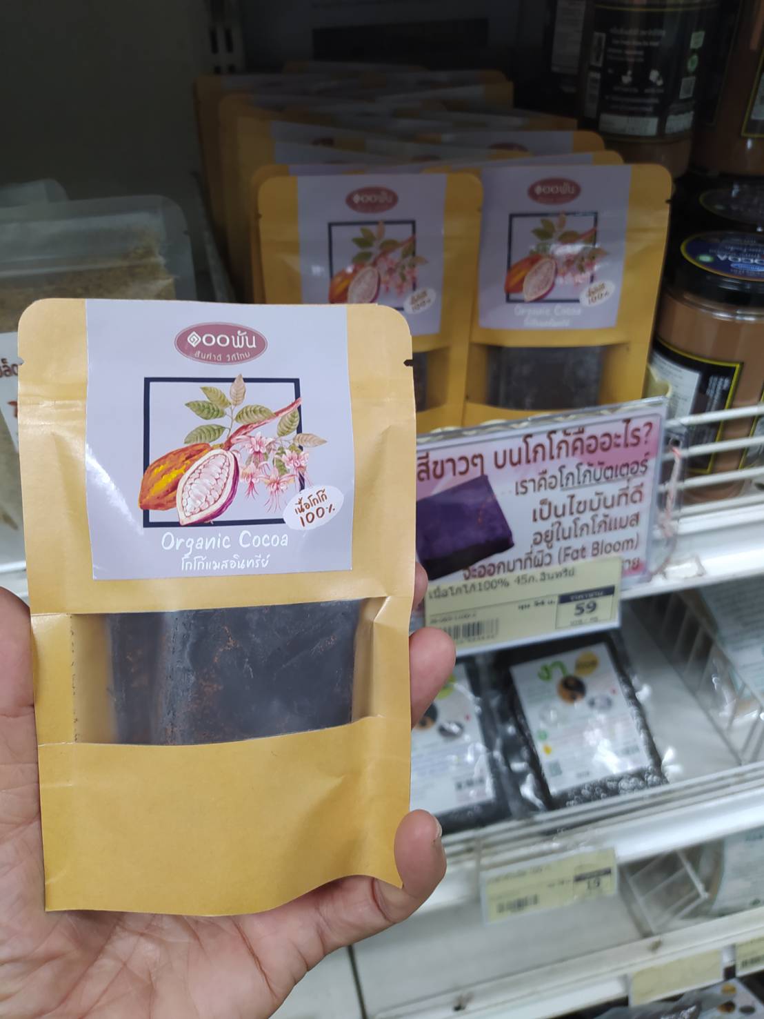 36-065-1100-2 เนื้อโกโก้ 100% อินทรีย์ *100พัน