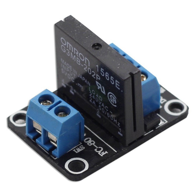 1 Channel 5V Solid State Relay (SSR) with Fuse 250V 2A