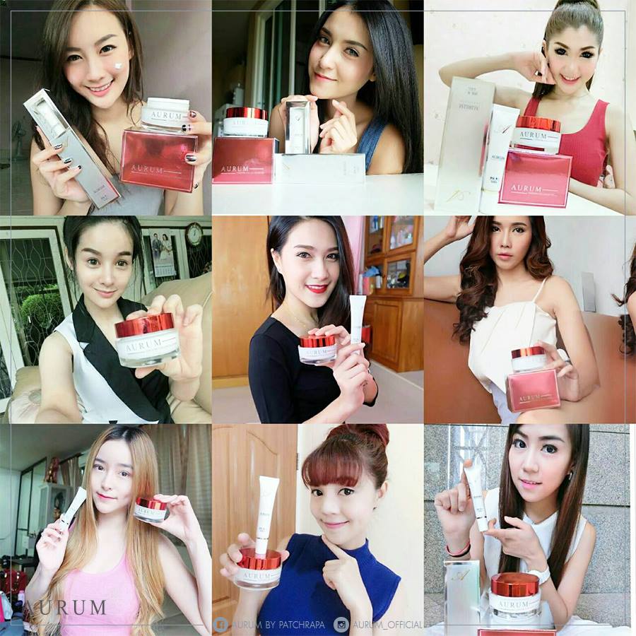 Aurum Ginseng Collagen Cream 50 g. ออรัม ครีมอั้ม พัชราภา ตอบโจทย์ทุกปัญหาผิว
