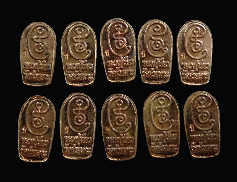 * 10 เหรียญ* เหรียญพระนาคปรกใบมะขาม รุ่นประทานพร พ่อท่านเขียว วัดห้วยเงาะ ปัตตานี ปี 2558