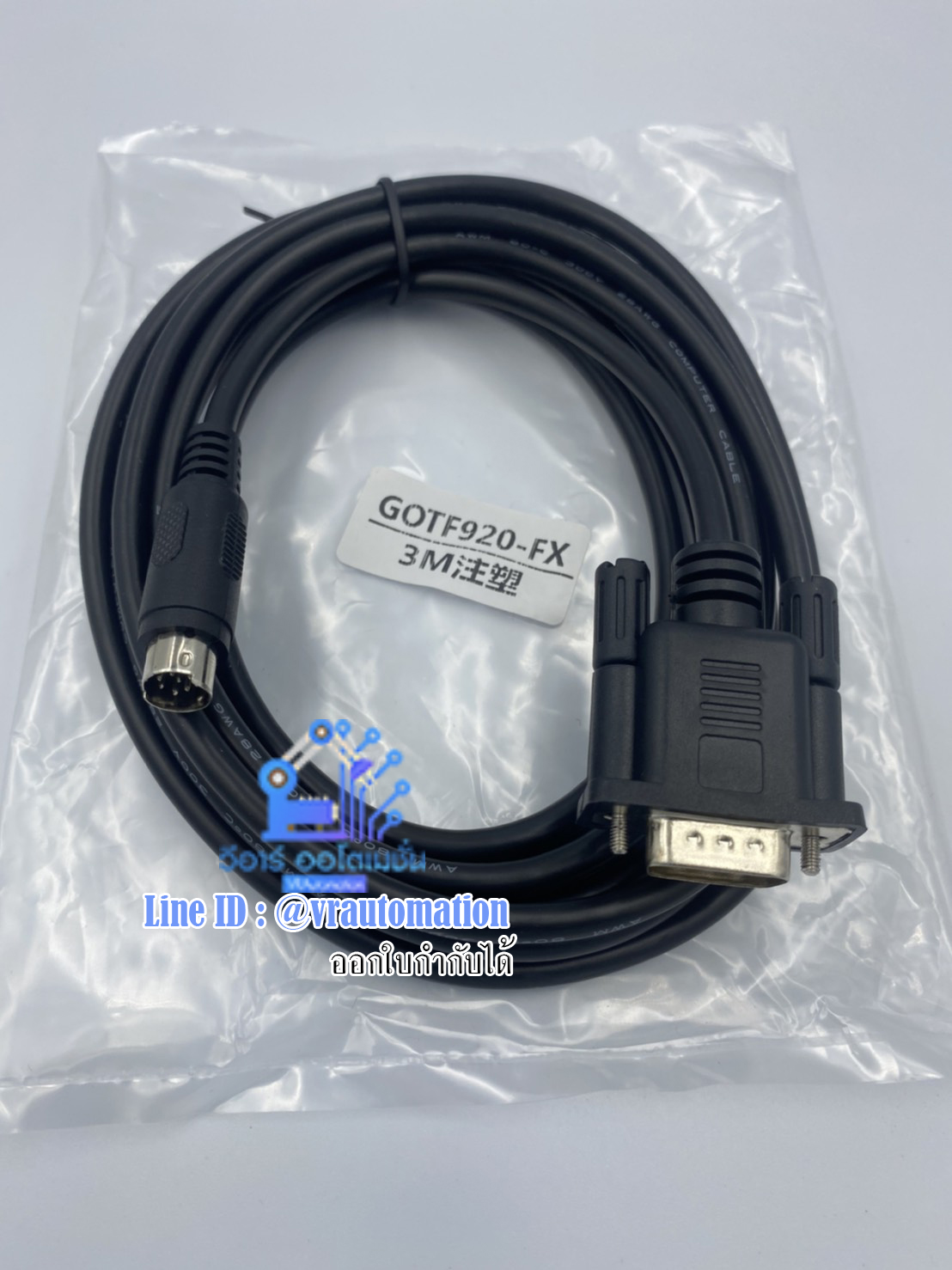 GOTF920-FX สาย Mitsubishi GOTF920/940 touch screen and Mitsubishi FX series PLC/FX2N/3U link data cable