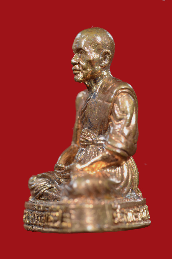 รูปหล่อหลวงปู่เจือ วัดกลางบางแก้ว จ.นครปฐม ผสมก้านชนวนหลวงปู่บุญ