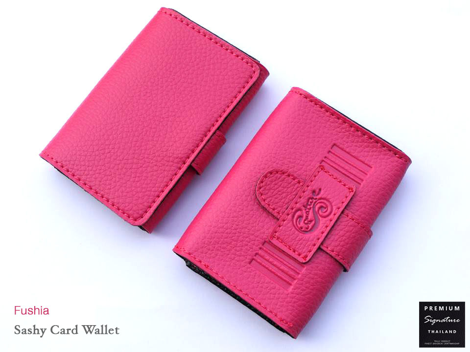 Fushia(บานเย็น) - Sashy Card Wallet