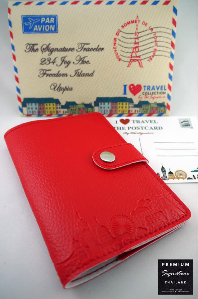 Fire Red(แดง) - Passport Holder