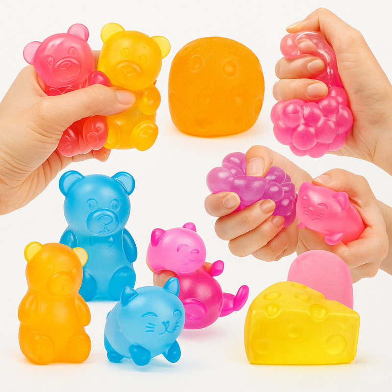 CB0808 น้ำแข็งหนึบ สกุชชี่บีบหนึบ สกุชชี่น้ำแข็ง สควิช Gumdrop Squishy สุดฟิน Needoh แช่เย็นยิ่งสนุก