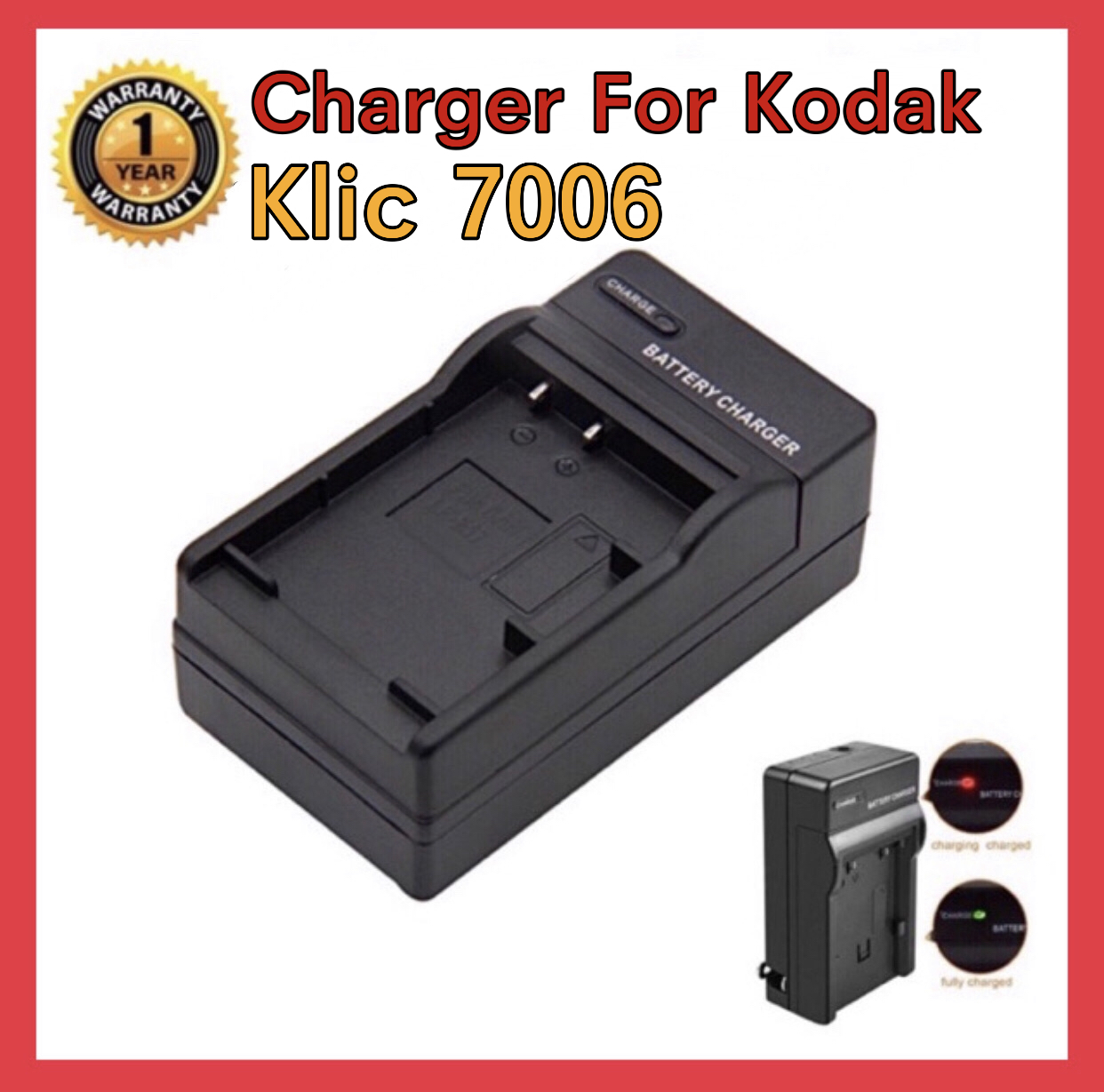 แท่นชาร์จแบตเตอรี่กล้อง โกดัก K7006/KODAK CHARGER K7006