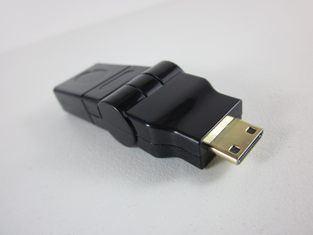 Mini Hdmi Male to HDMI Female ปรับเปลี่ยนทิศทางได้