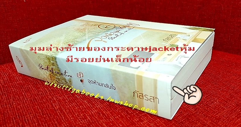 Point of no return จุดห้ามกลับใจ (2เล่มจบ+ที่คั่น+โปสการ์ดครบ+Jacketมีตำหนิมุมล่างซ้ายย่น) โดย ภัสรสา