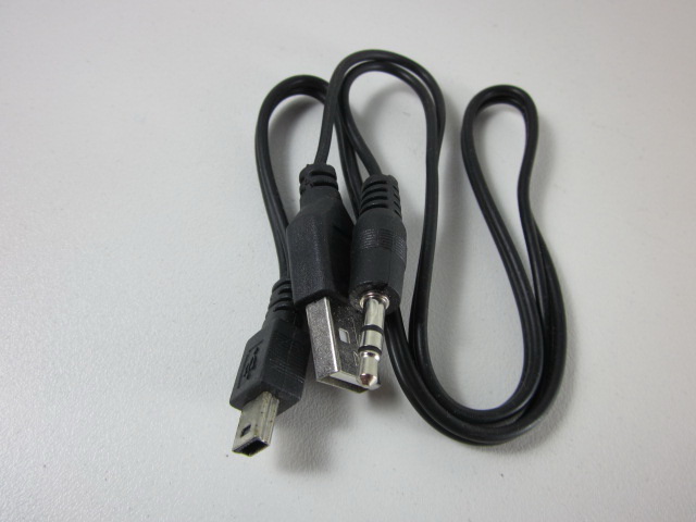 สายแปลง mini usb 5p เป็น 3.5และ usb male