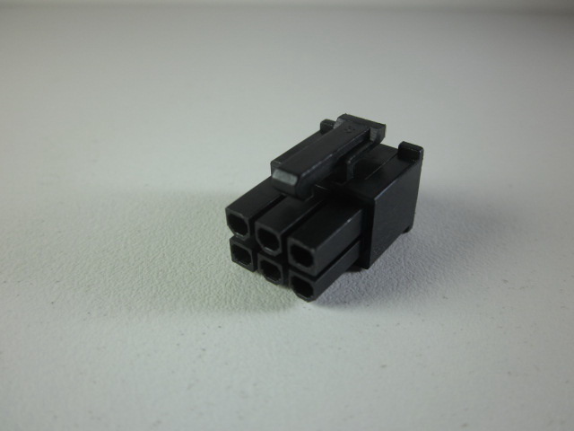 อะไหล่ หัวPower graphics VGA 6พิน สีดำ