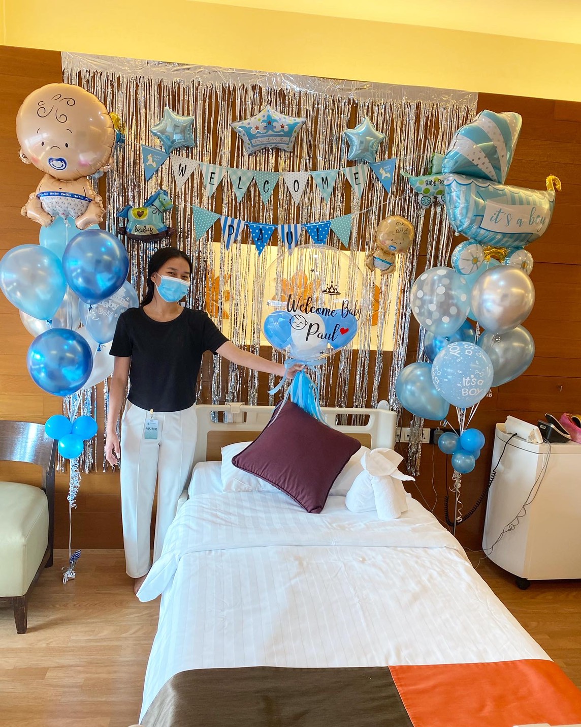 ลูกโป่งเด็กแรกเกิด New Born welcome baby