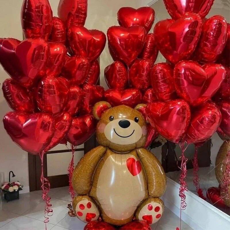 Valentine's balloon ลูกโป่งบอกรัก พิมข้อความได้ เปลี่ยนสีได้