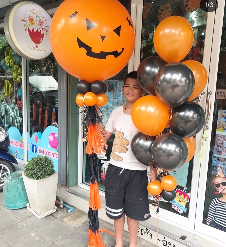 ลูกโป่งฮาโลวีน ผี balloon Halloween