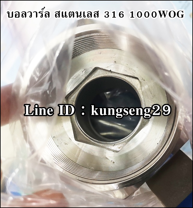 บอลวาล์วสแตนเลส 316 1000 WOG