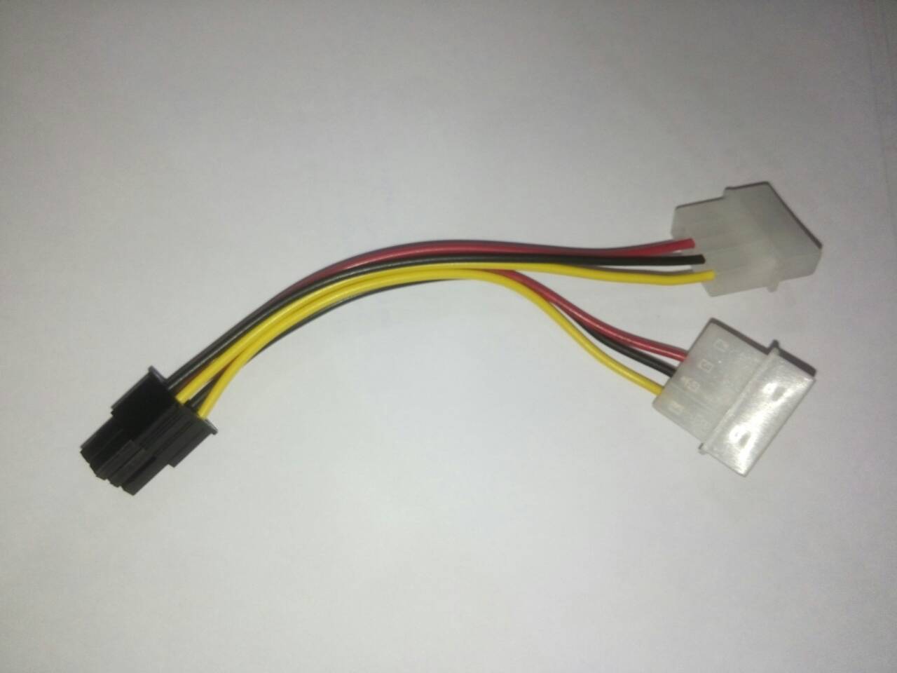 สายต่อเพิ่มไฟการ์ดจอ (Molex to 6Pin)