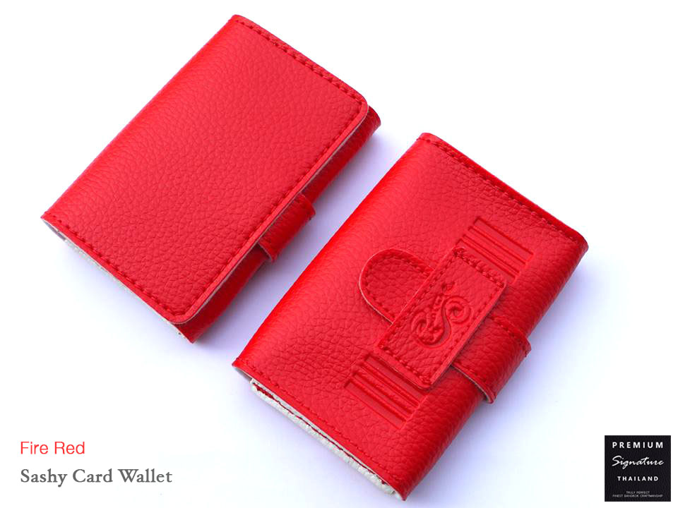 Fire Red(แดง) - Sashy Card Wallet