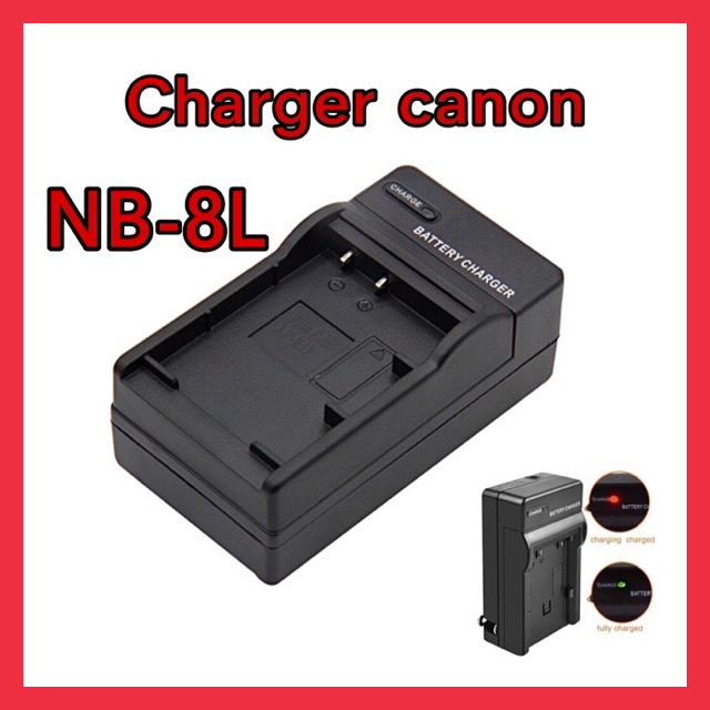 แท่นชาร์จแบตกล้อง แคนนอน NB-8L NB-4L/CANON CHARGER NB 8L NB-4L