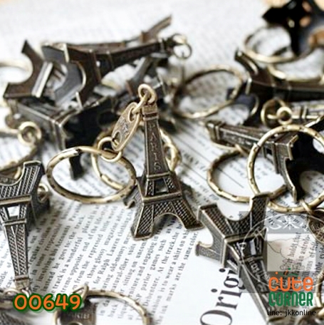 00649-พวงกุญแจไอเฟลแพค 3 ชิ้น - ฟรีค่าส่ง