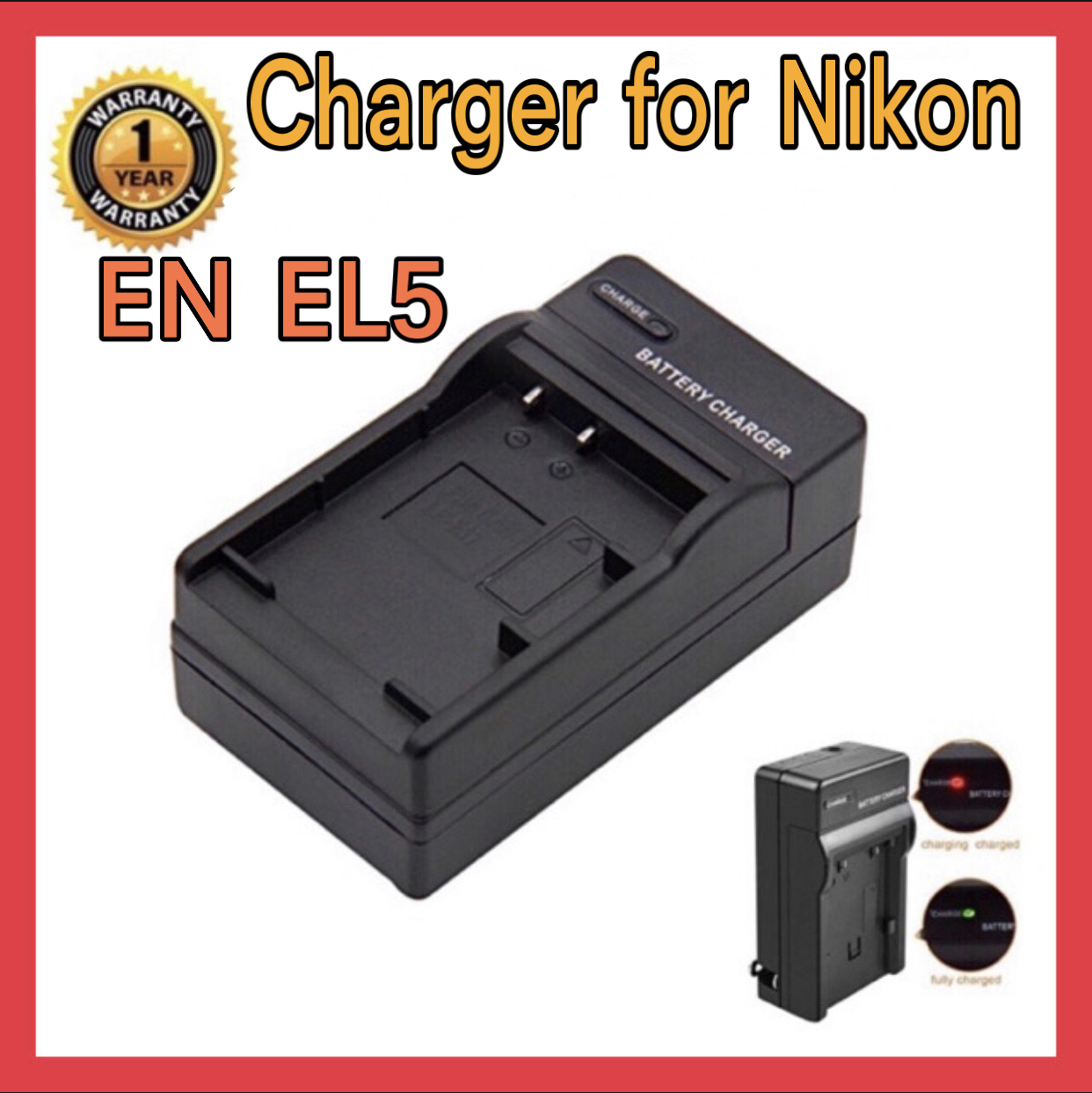 แท่นชาร์จแบตกล้อง นิคอน EL-EL5/ NIKON CHARGER EN -EL5