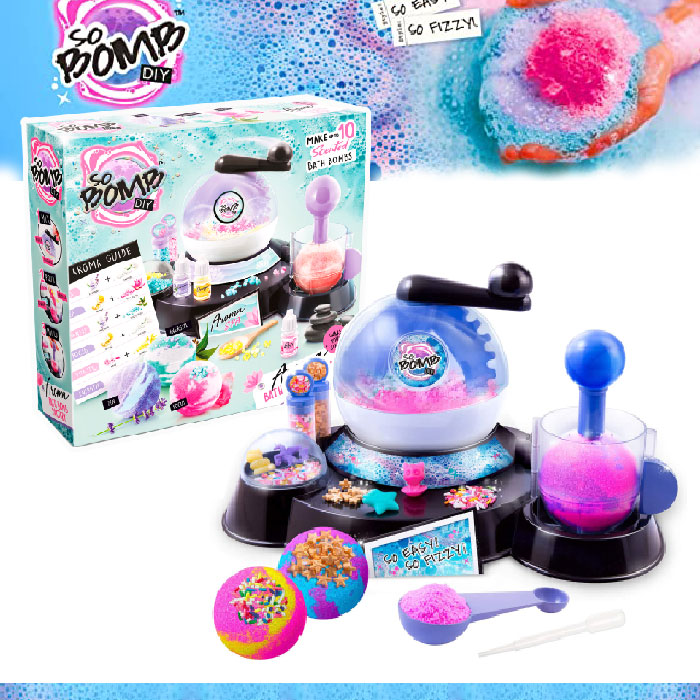 K433 เครื่องทำสไลม์ ของเล่น ชุดทำบาธบอม So Bomb DIY Aroma Bath Bomb ชุดทำบาธบอม ทำสบู่ ของแท้