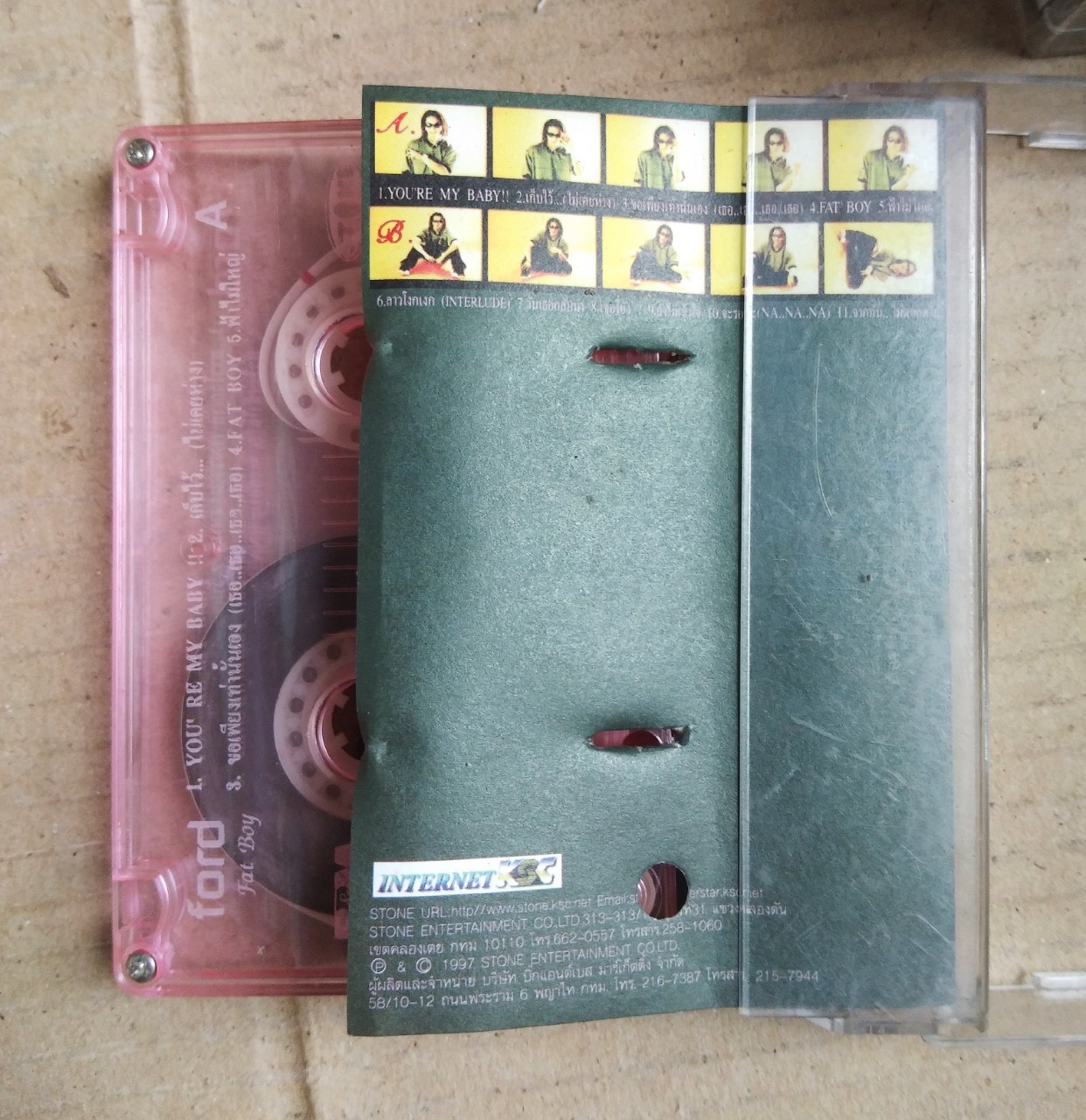 เทปเพลงไทย สภาพดี ม้วนละ 40 บาท