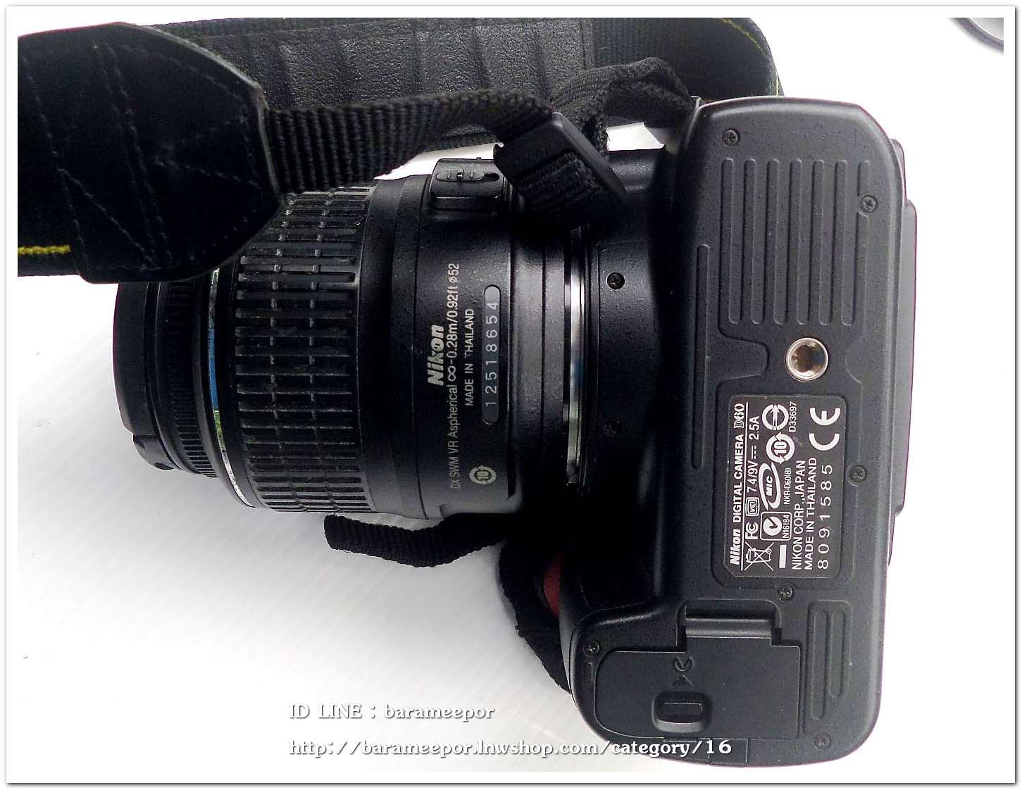 กล้อง NIKON D60 + 18-55 mm.