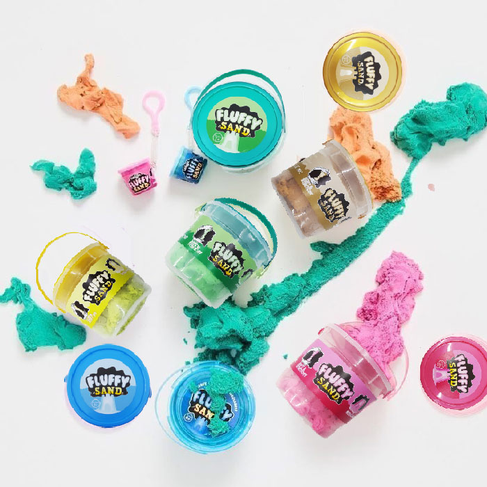 PS184-A Fluffy Sand ทรายสายไหม ทรายวิทยาศาตร์ ทรายนิ่ม เสริมสร้างพัฒนาการเด็ก