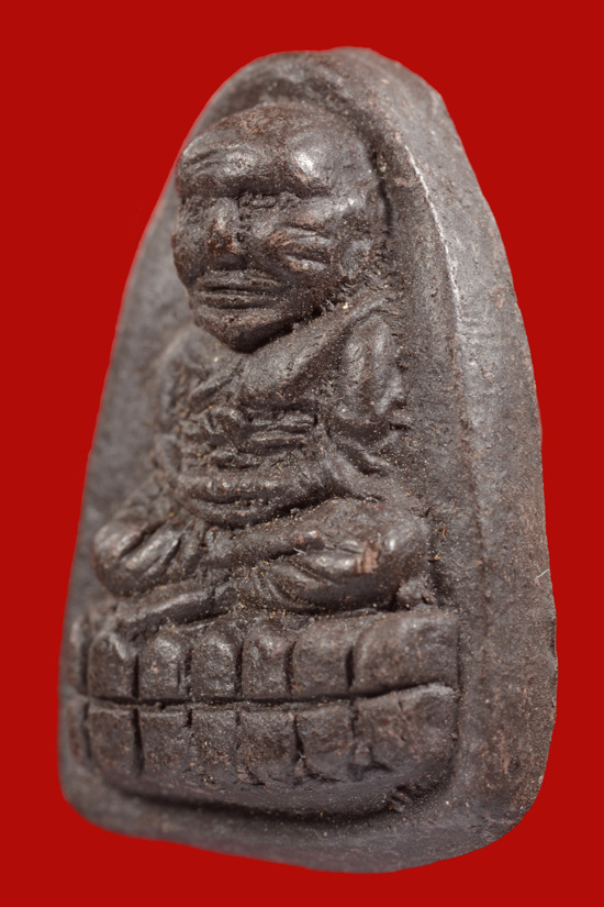 หลวงปู่ทวด รุ่นวิเศษ60 เนื้อว่านคลุกรัก หลังฝังเม็ดข้าวสารดำ