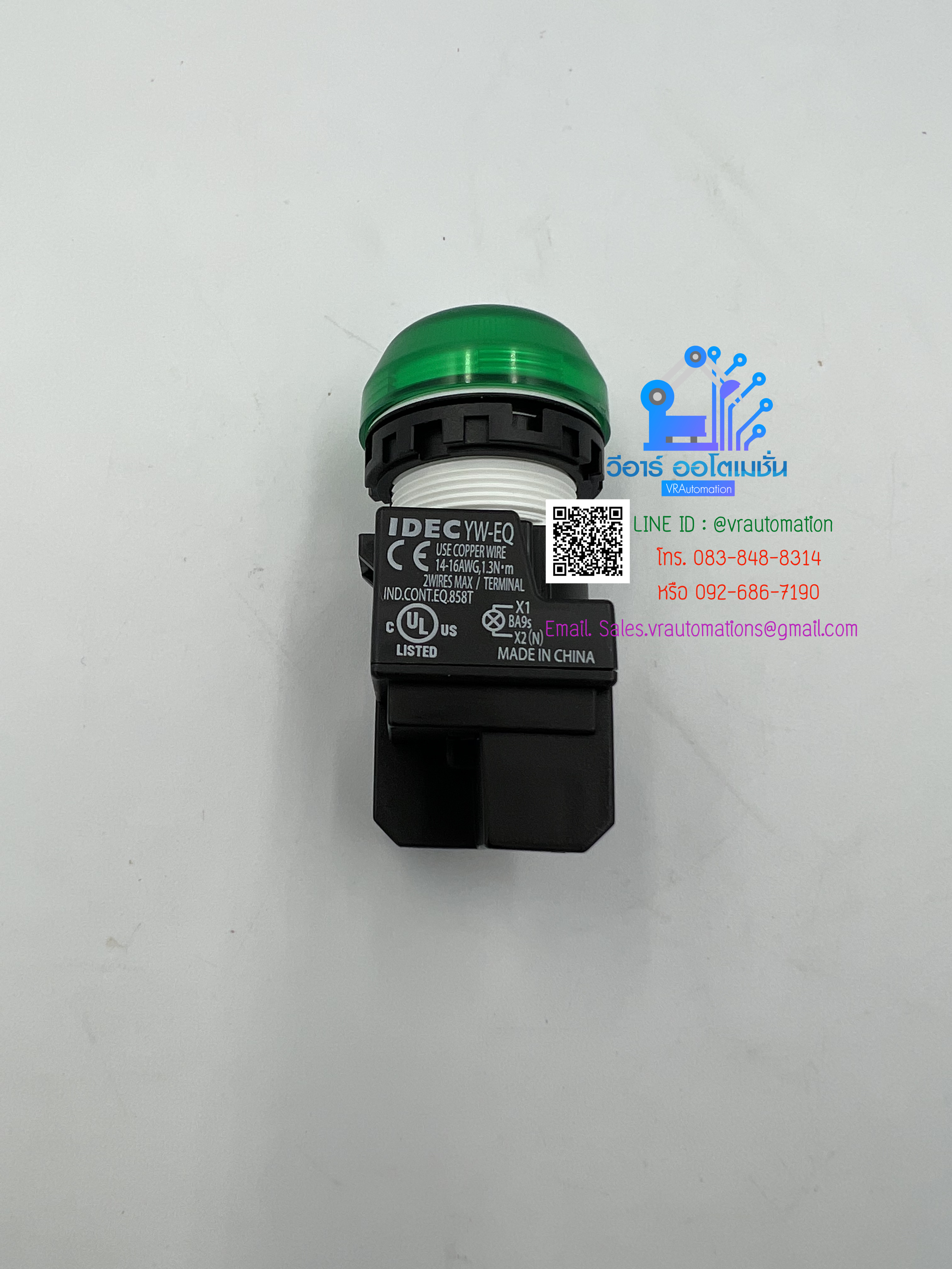 Pilot Lights/YW1P-2EQ4-G/220VAC,22MM./IDEC"